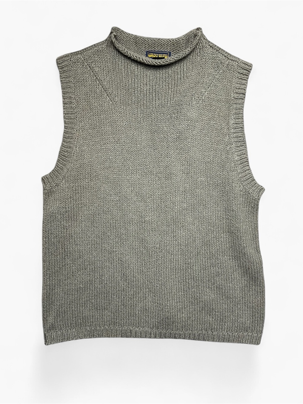 Vintage Woolrich Sage Green Knit Sweater Vest XL